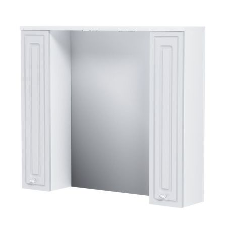 Зеркало-шкаф Damixa Palace One M41MPX0851WG 90х80 подвесной цвет белый