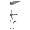 Душевая система Abber AF8753NG встраиваемая в стену цвет нержавеющая сталь с термостатом