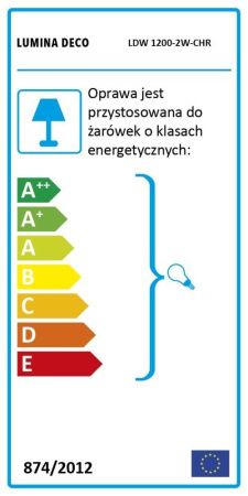 Бра Lumina Deco Fabione (Фабионе) LDW 1200-2W CHR