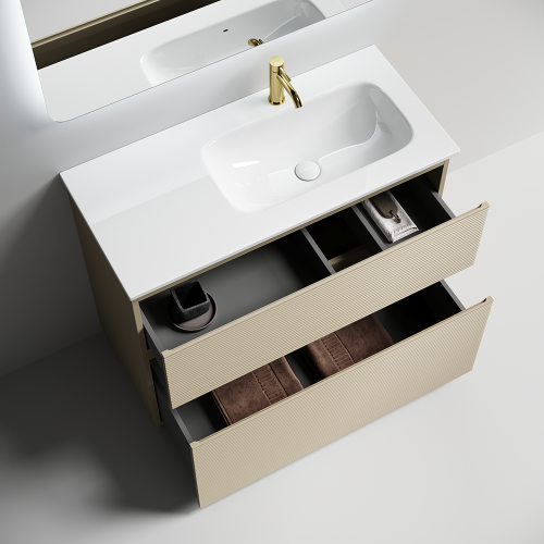 Тумба под раковину Sancos FOLK Floor FL100FRCP 100х45х85 - фото 3