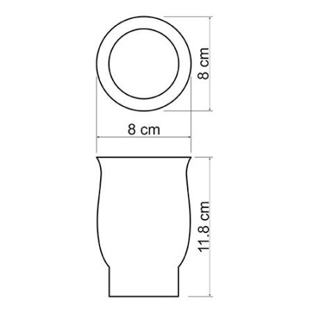 Стакан для зубных щеток WasserKRAFT C184