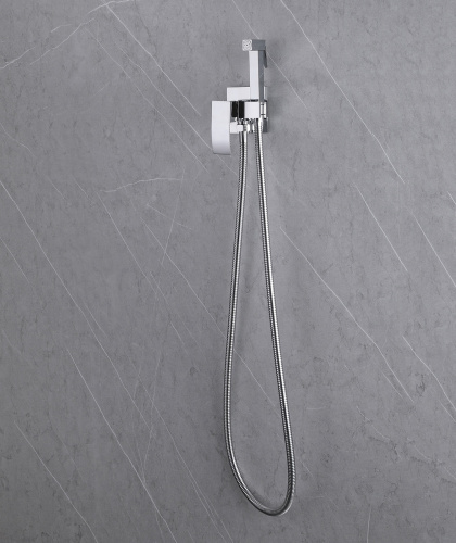 Гигиенический душ со смесителем ABBER Wasserfall AF8625 хром - фото 3