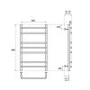 Полотенцесушитель электрический Point Нептун PN09158E 55х80 хром