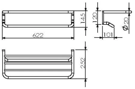 Полка Langberger Accessories 28003A