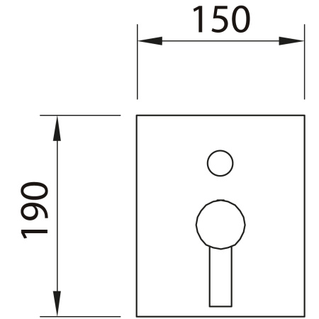 Смеситель Clever Agora Xtreme 61228 встраиваемый хром