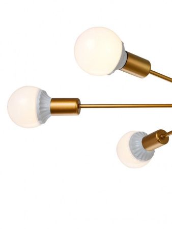 Люстра на штанге Natali Kovaltseva Loft (Лофт) LOFT 75140/8C GOLD