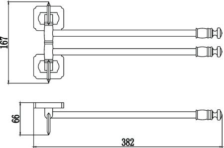 Полотенцедержатель Savol S-006402