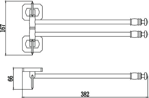 Полотенцедержатель Savol S-006402 - фото 2