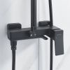 Душевая стойка Shevanik S4036H настенная цвет черный