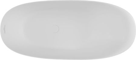 Ванна из искусственного камня Allen Brau 2.35002.21 180х80 отдельностоящая овальная с ножками