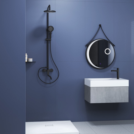 Душевая стойка RGW Shower Panels (Шоувер панелс) 59140125-04 настенная цвет черный