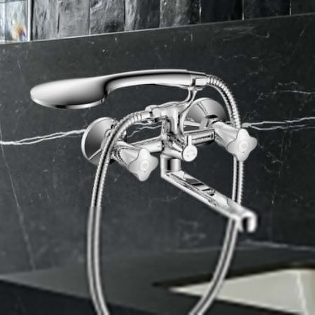 Смеситель для ванны WesnaArt Kamila KAM16-323-23251 настенный хром