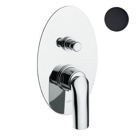 Смеситель для ванны и душа Webert Aria AI860101560 настенный черный