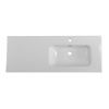 Раковина керамическая BelBagno BB1200ETL-R 120х50 накладная цвет белый 1 отверстие под смеситель