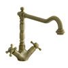 Смеситель для кухни Clever WITH2 ANTIGONA 61773 на мойку бронза