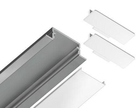 Алюминиевый встраиваемый профиль Ambrella Light Alum Profile (Алум Профиле) GP1200AL