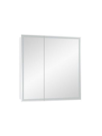 Зеркало-шкаф Continent Allure МВК045 80х80 подвесной цвет белый