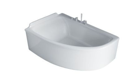 Ванна из литьевго мрамора Astra-Form Анастасия 01010025 180х125 угловая асимметричная с ножками