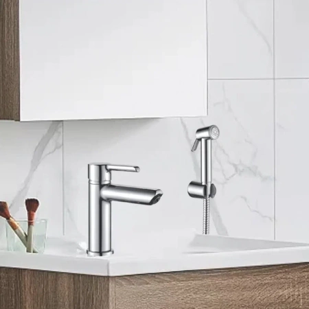 Смеситель Shevanik S6071 на раковину хром