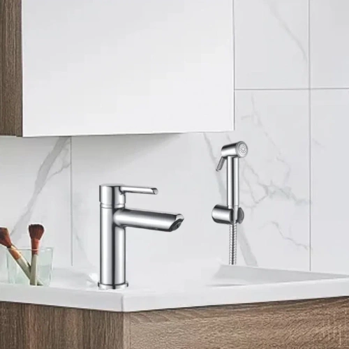 Смеситель Shevanik S6071 на раковину хром - фото 4