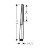 Душевая лейка Hansgrohe Rainfinity 26866990 цвет золото