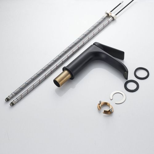 Смеситель Shevanik S4101H на раковину черный - фото 4