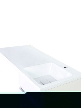 Тумба с раковиной Orange Sistema ST-40TUW+RAR 100х50 напольная цвет белый