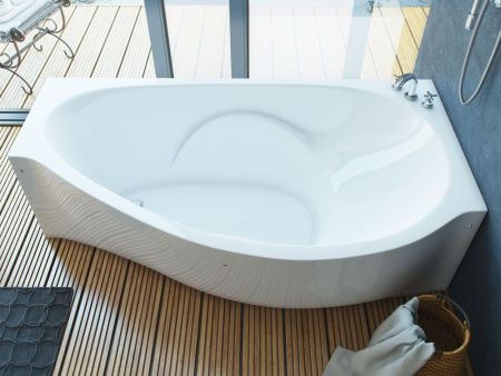 Ванна из литьевго мрамора Эстет Грация ФР-00000633 170х95 пристенная асимметричная