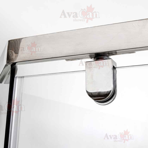 Душевой уголок AvaCan PC90 90х90 стекло прозрачное профиль хром глянцевый без поддона - фото 5