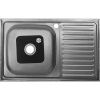 Кухонная мойка Melana 076 ta R (*20) 80х50 цвет хром поверхность матовая