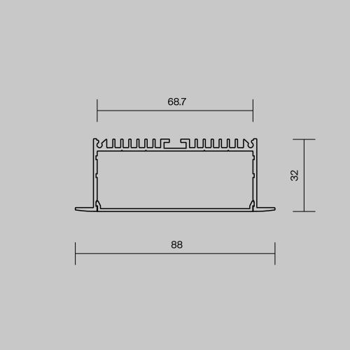 Алюминиевый профиль встраиваемый Maytoni Led Strip 632007 - фото 5