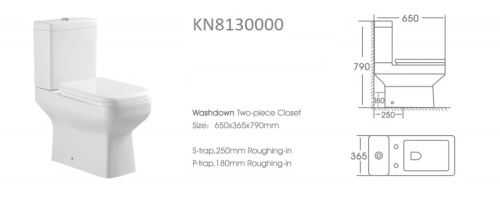 Унитаз-компакт напольный с бачком Stella Polar Калафель SP-00001847 белый с сиденьем микролифт душевой смыв - фото 3