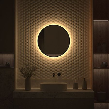 Зеркало с подсветкой Defesto AURA DF 2993 60х60 подвесное