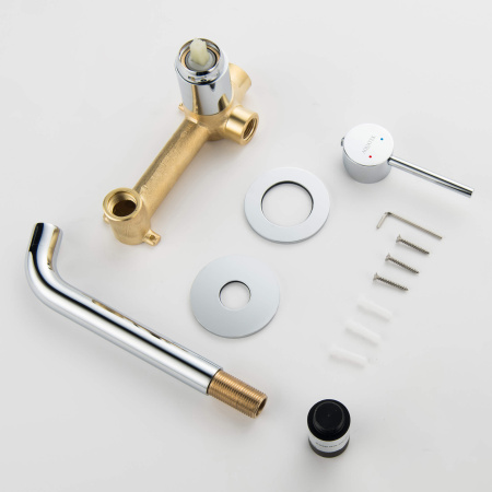 Смеситель Aquatek ЕВРОПА AQ1313CR встраиваемый в стену хром без термостата