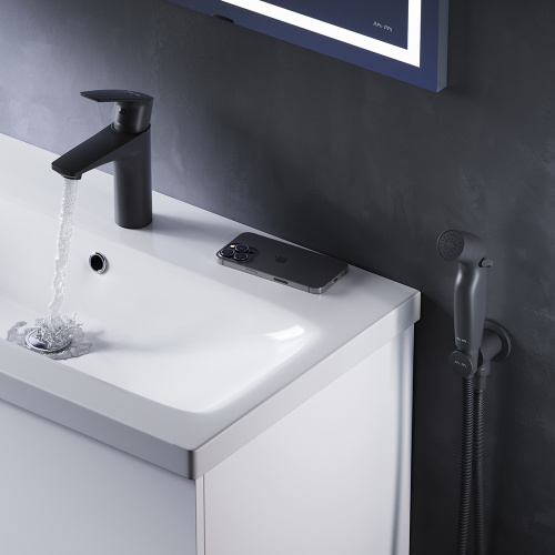 Смеситель Am.Pm Gem F90A03022 на раковину черный без термостата - фото 3