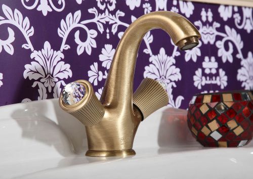 Смеситель Fiore 13ZZ0623 на раковину бронза - фото 4