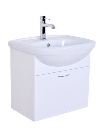 Тумба с раковиной Orange Лайт LRA-50TUW+RA 50х40 цвет белый