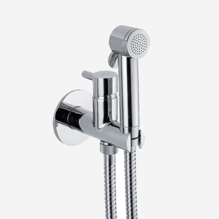 Гигиенический душ со смесителем Webert Elio EL870303015PVC хром