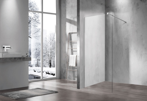 Душевая перегородка Vincea Walk in VSW-1H110CL 110х200 стекло прозрачное профиль хром глянцевый - фото 2