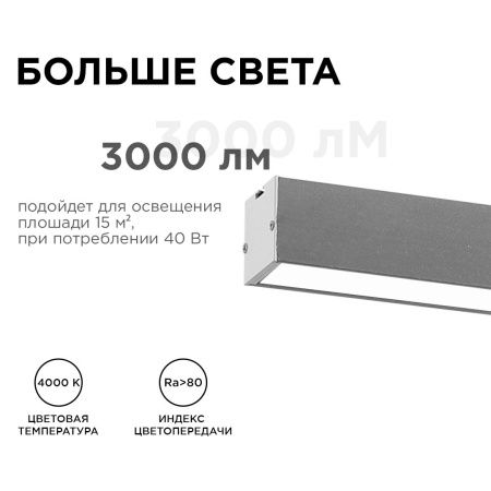 Линейный подвесной светильник Apeyron 46356