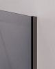 Душевой уголок Cezares SLIDER SLIDER-AH-1-100-90/100-GRIGIO-GM 100х90 стекло тонированное профиль оружейная сталь без поддона
