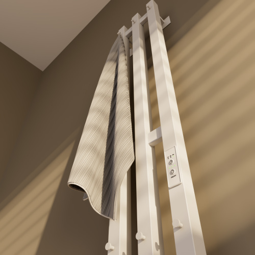 Полотенцесушитель Altasan АргоПроф АргоПроф12017БМ подвесной 17х121 электрический белый матовый - фото 5