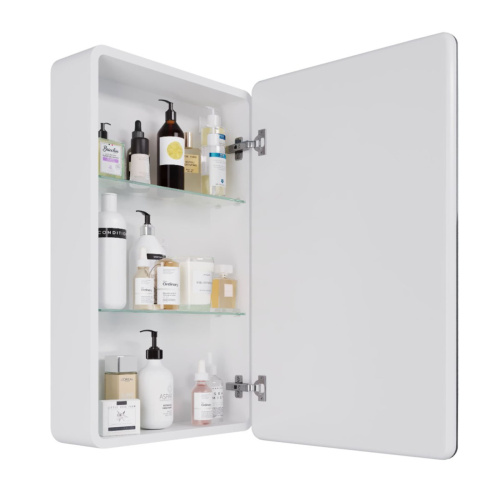 Шкаф-зеркало с подсветкой LeMark Element LM50ZS-E 50х14,6х80 подвесной - фото 4