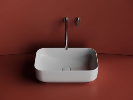 Раковина из сантехнического фарфора Ceramica Nova ELEMENT CN5043 50х30 накладная цвет белый