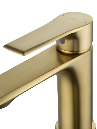 Смеситель Wonzon & Woghand Brilliant WW-88018079-BG на раковину золото - фото 4