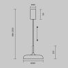 Светильник подвесной Maytoni Gerhard Modern MOD189PL-L30W3K