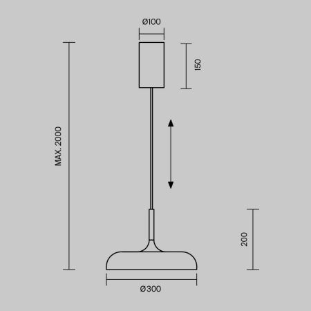 Светильник подвесной Maytoni Gerhard Modern MOD189PL-L30W3K