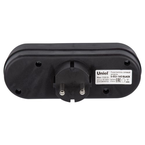 Сетевой разветвитель Uniel S-ES3-16O BLACK - фото 4