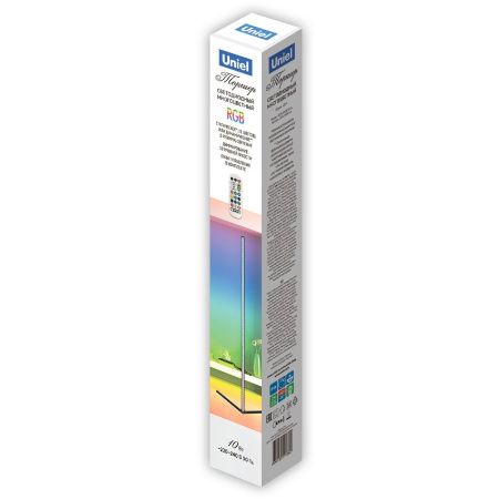 Торшер Uniel ULM-T630 10W/RGB/DIM/RC BLACK