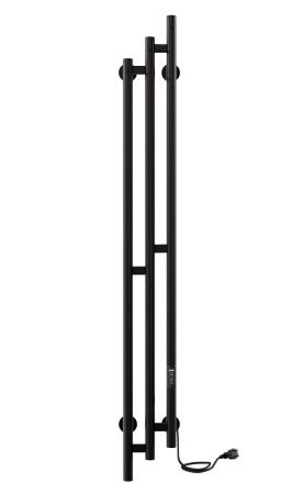 Полотенцесушитель электрический Indigo Sky LSKE150-17BRRt 15х150 черный